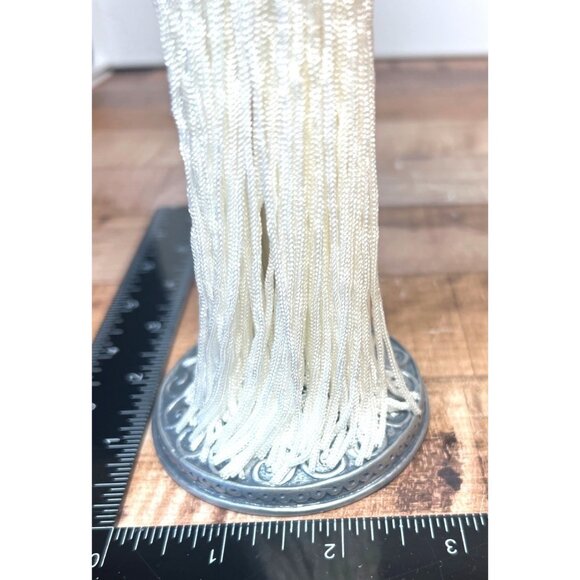 Victorian Tassel Doll Winter Girl 11" Vintage Decor - Picture 8 of 9